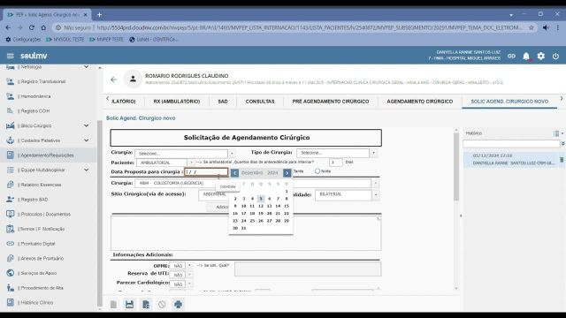 CENTRA DE AGENDAMENTO CIRÃšRGICO - FINALIZADO