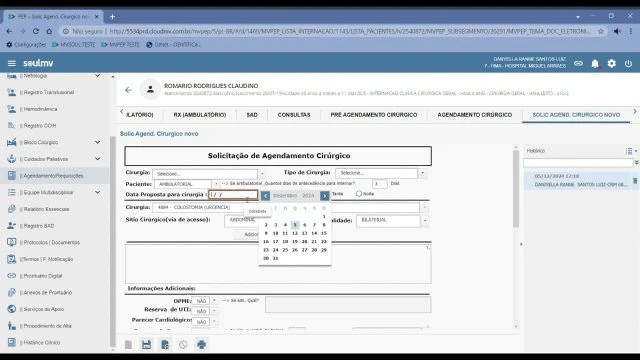 CENTRA DE AGENDAMENTO CIRÃšRGICO - FINALIZADO