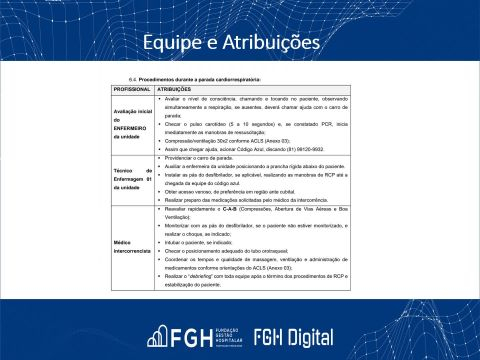 PPT DO COÌDIGO AZUL DA EQUIPE DE ENFERMAGEM E FISIO